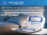 Analog Devices Receives FDA Clearance and Launches Sensinel Cardiopulmonary Management System