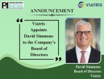 Viatris Appoints David Simmons to the Company's Board of Directors