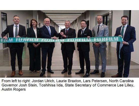 FUJIFILM Opens Commercial-Scale Cell Culture Manufacturing Site in North Carolina