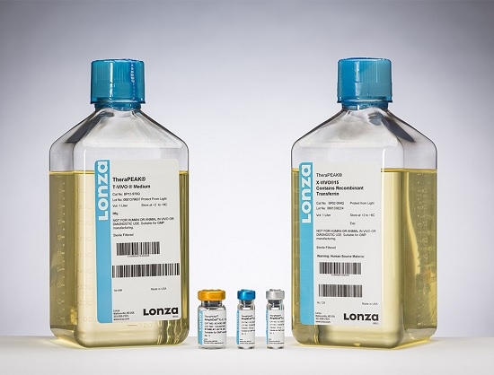 Lonza Expands TheraPEAK Product Portfolio, Launches AmpliCell Cytokines and TheraPEAK 293-GT Medium