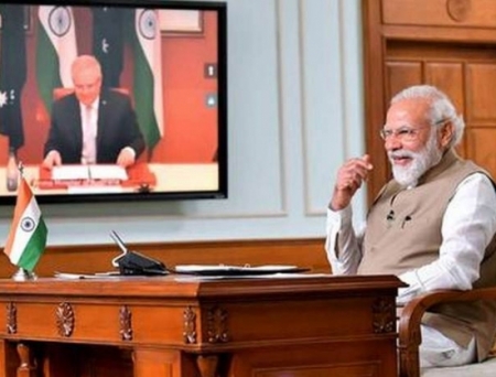 India announces collaboration with Australia for Covid-19