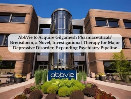 AbbVie to Acquire Gilgamesh's Psychedelic Antidepressant Bretisilocin in USD 1.2 Billion Deal