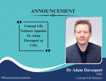 Concept Life Sciences Appoints Dr Adam Davenport as CSO to Strengthen Leadership in Integrated Drug Discovery