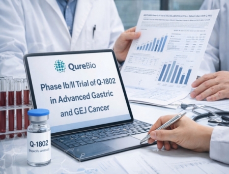 QureBio Reports Promising Phase Ib/II Data for Q-1802 in Advanced Gastric and GEJ Cancer