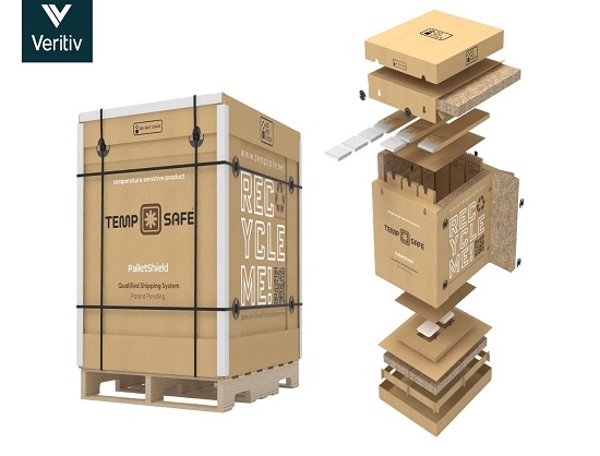 Veritiv Unveils First Curbside-Recyclable Pallet Shipper for Biopharma Cold Chain
