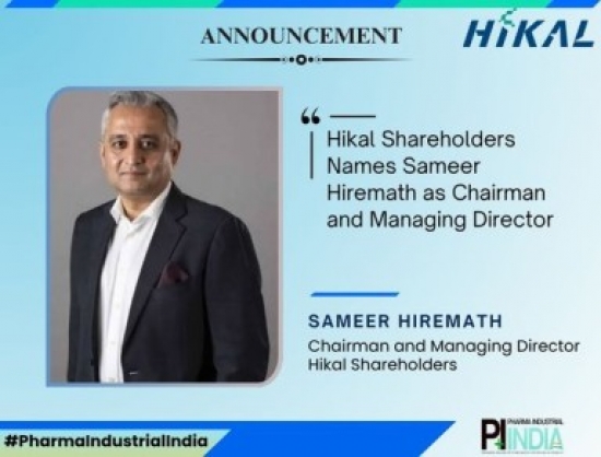 Hikal Shareholders Approve Sameer Hiremath as Chairman and MD