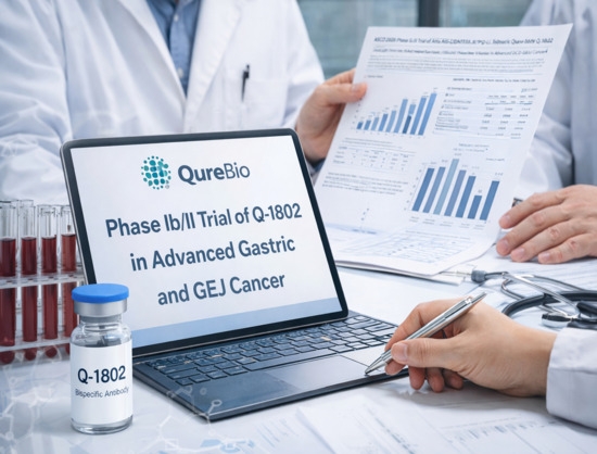 QureBio Reports Promising Phase Ib/II Data for Q-1802 in Advanced Gastric and GEJ Cancer